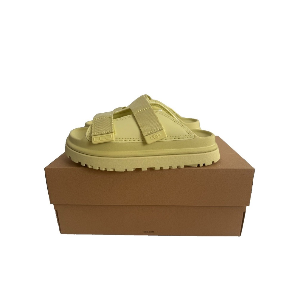 Junior Uggs Slides Size 1 in Goldenglow